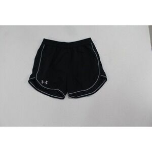 Under Armour Women Black Shorts Active Loose Heat Gear Size Medium